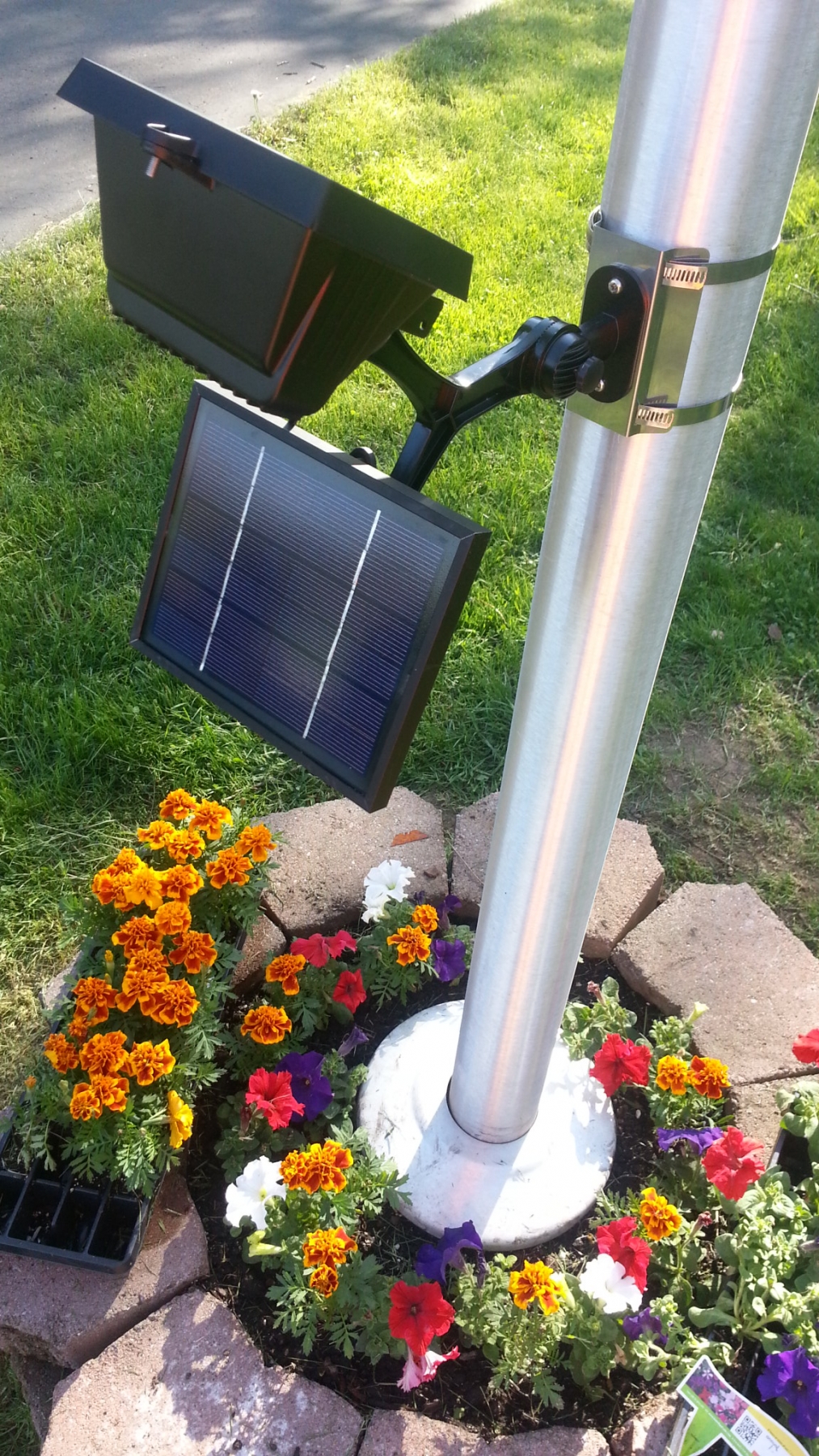 Commercial Solar LED Flagpole Light